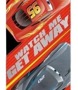 Toallon De Microfibra 60x120 Piñata Original Cars - Rojo - Autos