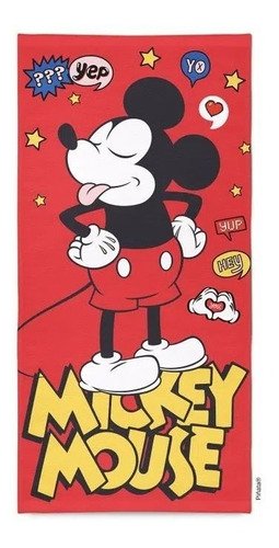 Toallón Infantil Algodón Piñata 70x130 Disney Mickey Grande Suave