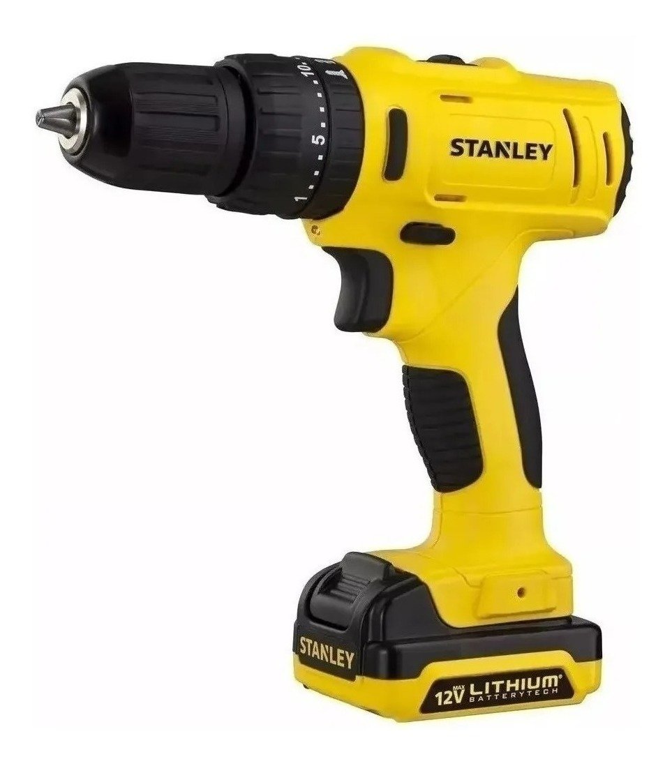 Taladro Percutor Stanley Sch12s2ka 12v 100 Acc Mecha Maletin Amarillo 50 Hz - Imagen 4