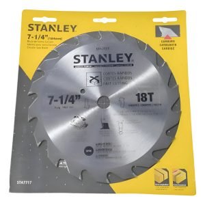 Disco Sierra Circular 7 1/4 Stanley Sta7717 18 Dientes Plateado