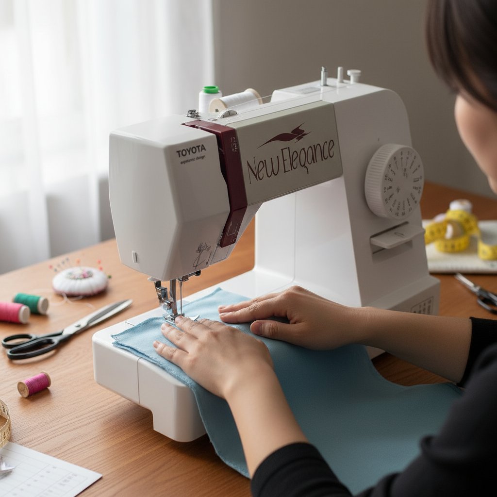 Máquina De Coser Toyota Erg017d 26 Diseños Blanca Blanco - Imagen 5