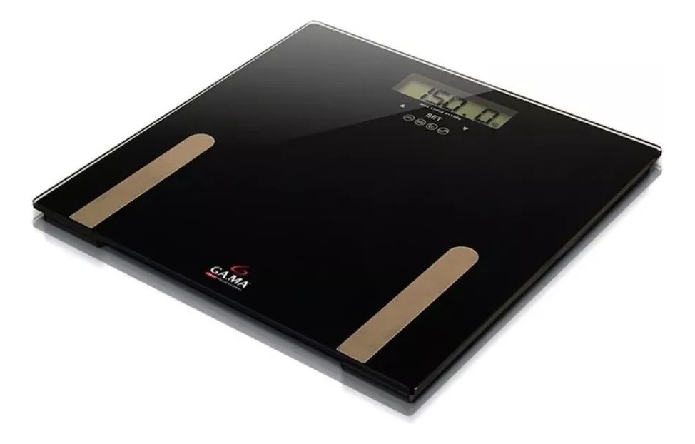 Balanza Gama Hasta 150kg Scf-2000 Digital Negra Negro - Imagen 2