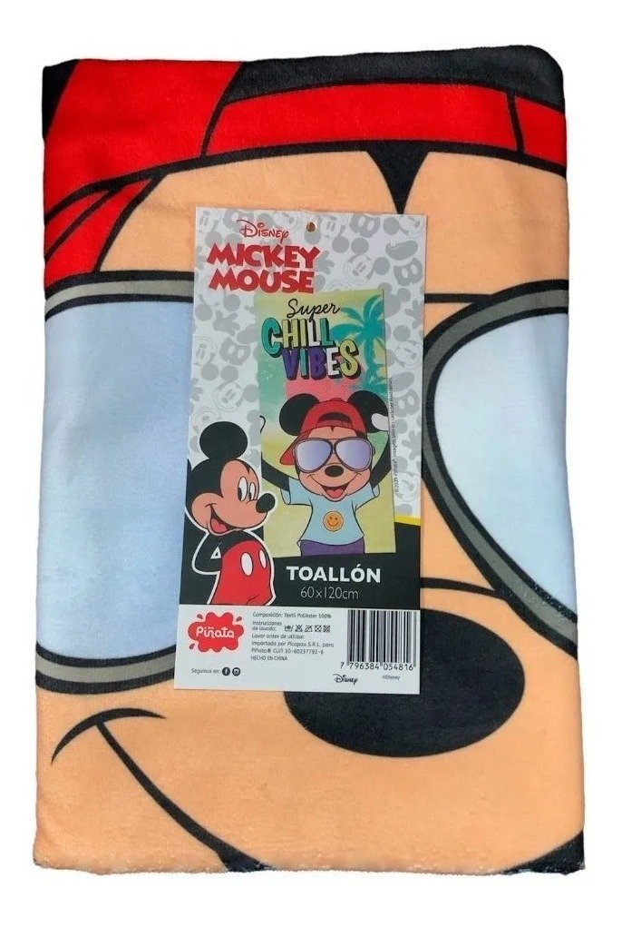 Toallon De Microfibra 60x120 Piñata Original Mickey Mouse Mickey Mouse - Imagen 4
