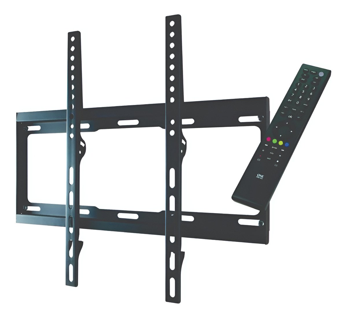 Soporte Led Universal Hasta 50 Mas Control Remoto De Regalo Negro