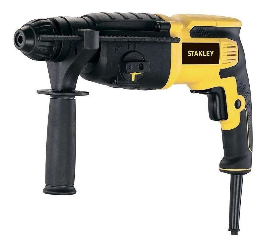 Kit Stanley Rotomartillo Shr263 + Taladro Percutor Stdh8013 Amarillo Y Negro - Imagen 4