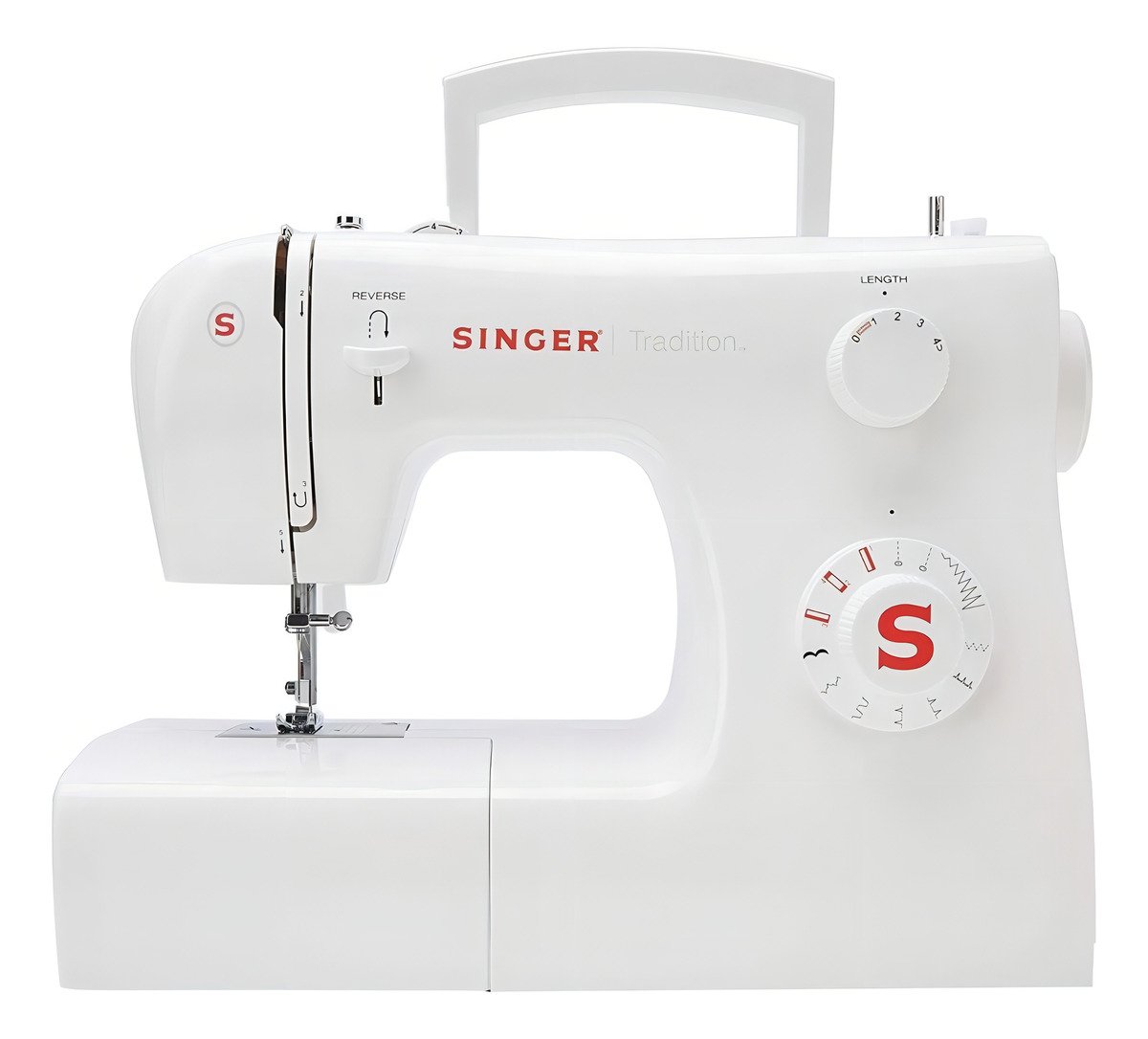 Máquina De Coser Recta Singer Tradition 2250 Portable Color Blanco