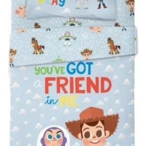 Acolchado Para Cuna Reversible Toy Story Piñata En Microfibra