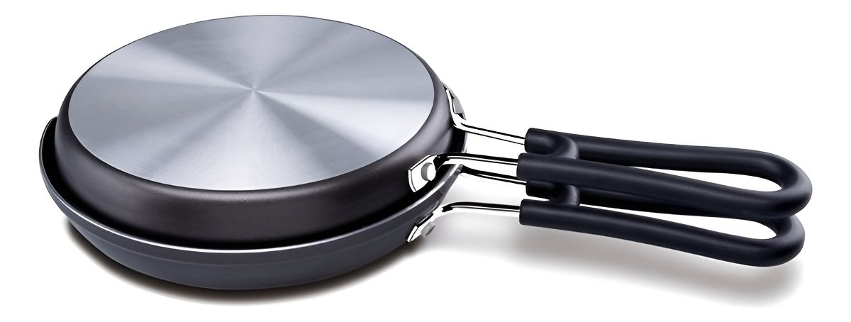 Sarten Doble 24 Cm Teflon Tramontina Omeletera Gris Oscuro Color Grafito - Imagen 5