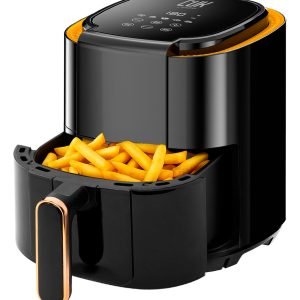 Freidora De Aire Cuk By Gadnic F2060 Pantalla Táctil 3, 5 Litros Sin Aceite Negro