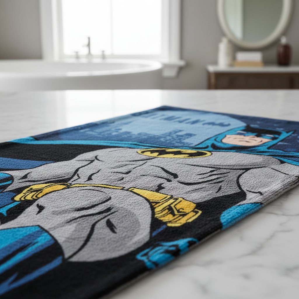 Toallon Grande Infantil Algodon Disney Piñata Color Batman - Imagen 4