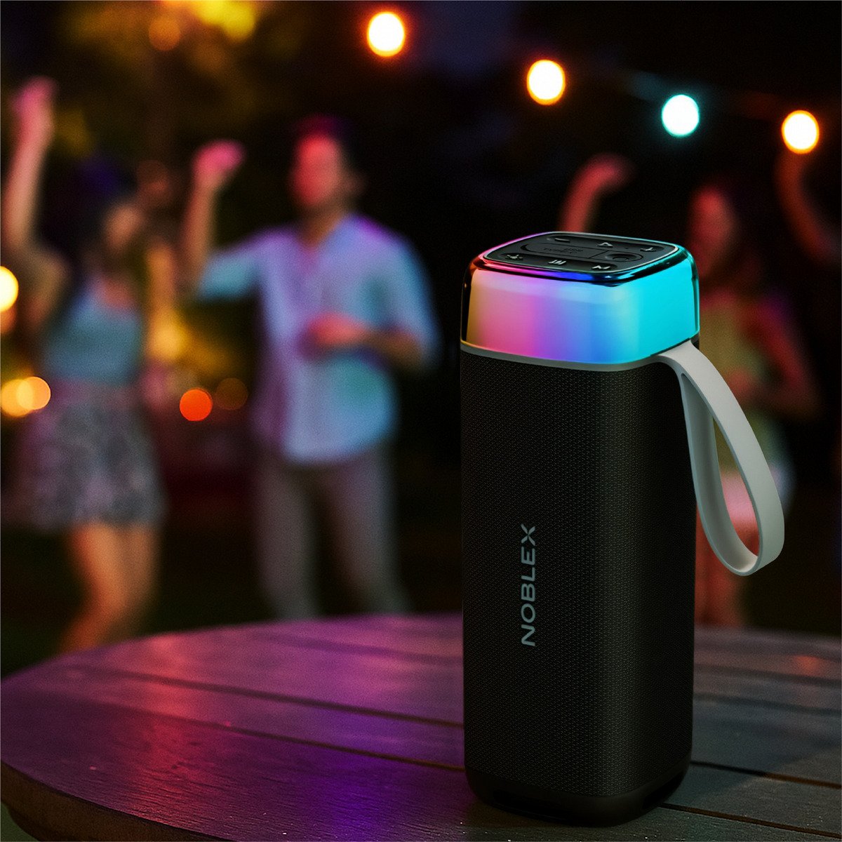 Parlante Bluetooth Portatil Noblex Psb600p 30w Tws Fm Negro - Imagen 2