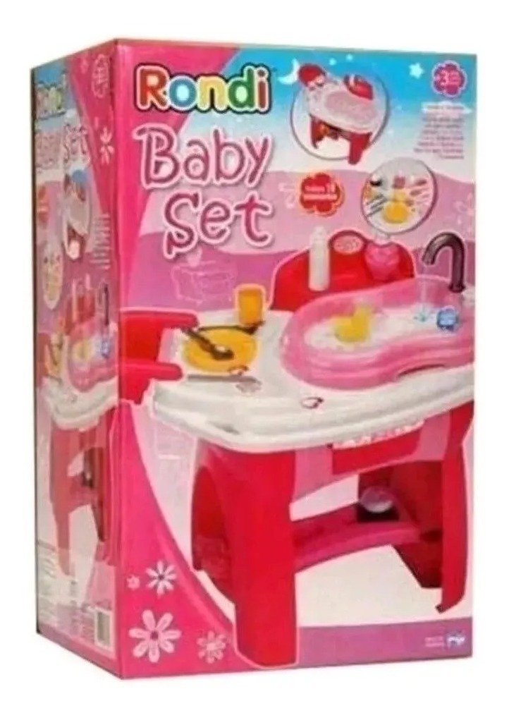 Baby Set Bañera Para Muñecas Rondi Con 18 Accs - Imagen 2