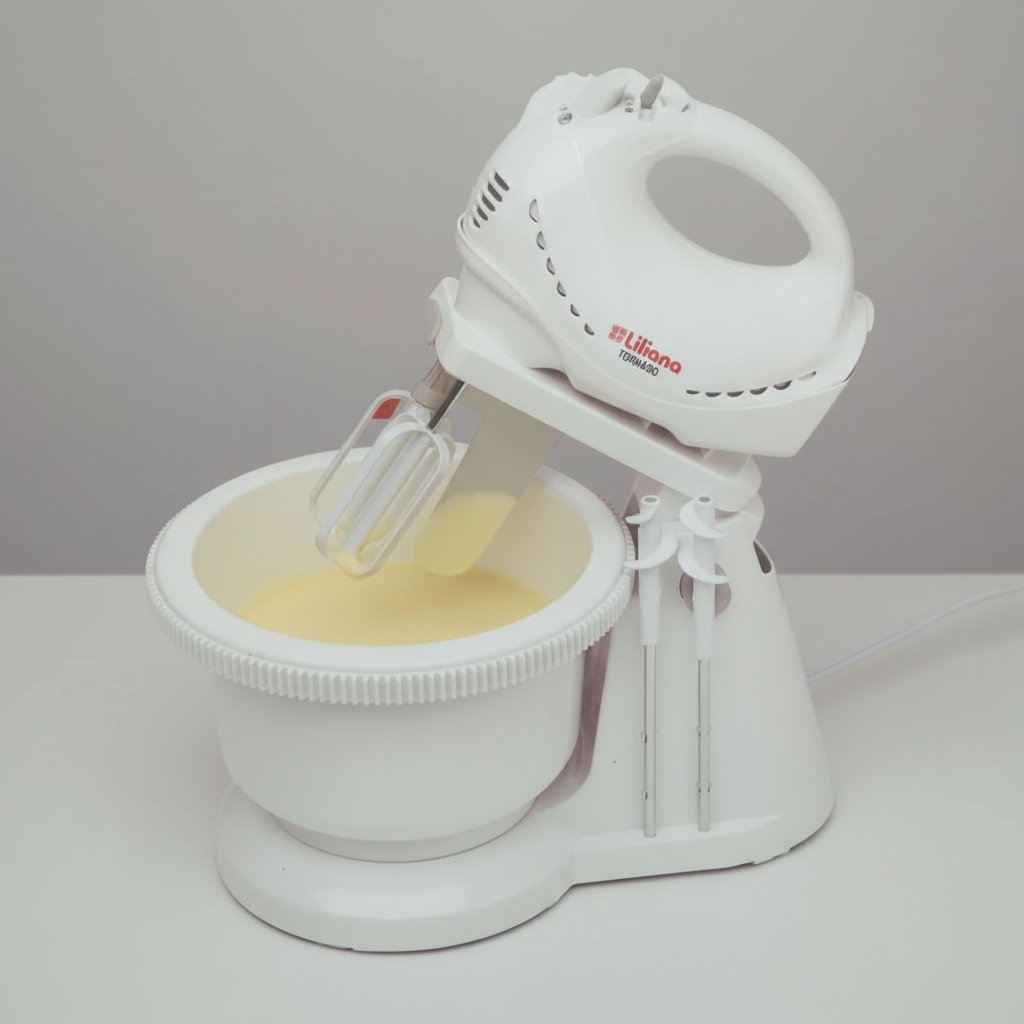 Batidora Con Bowl Liliana Tornado Ab661 Blanca 300w Blanco 50