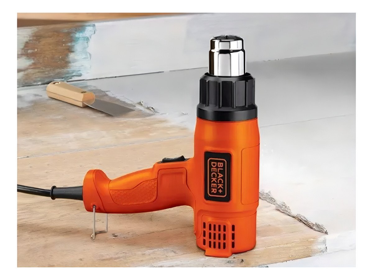 Pistola De Calor Black+decker Hg1500-b3 1500w Naranja - Imagen 2