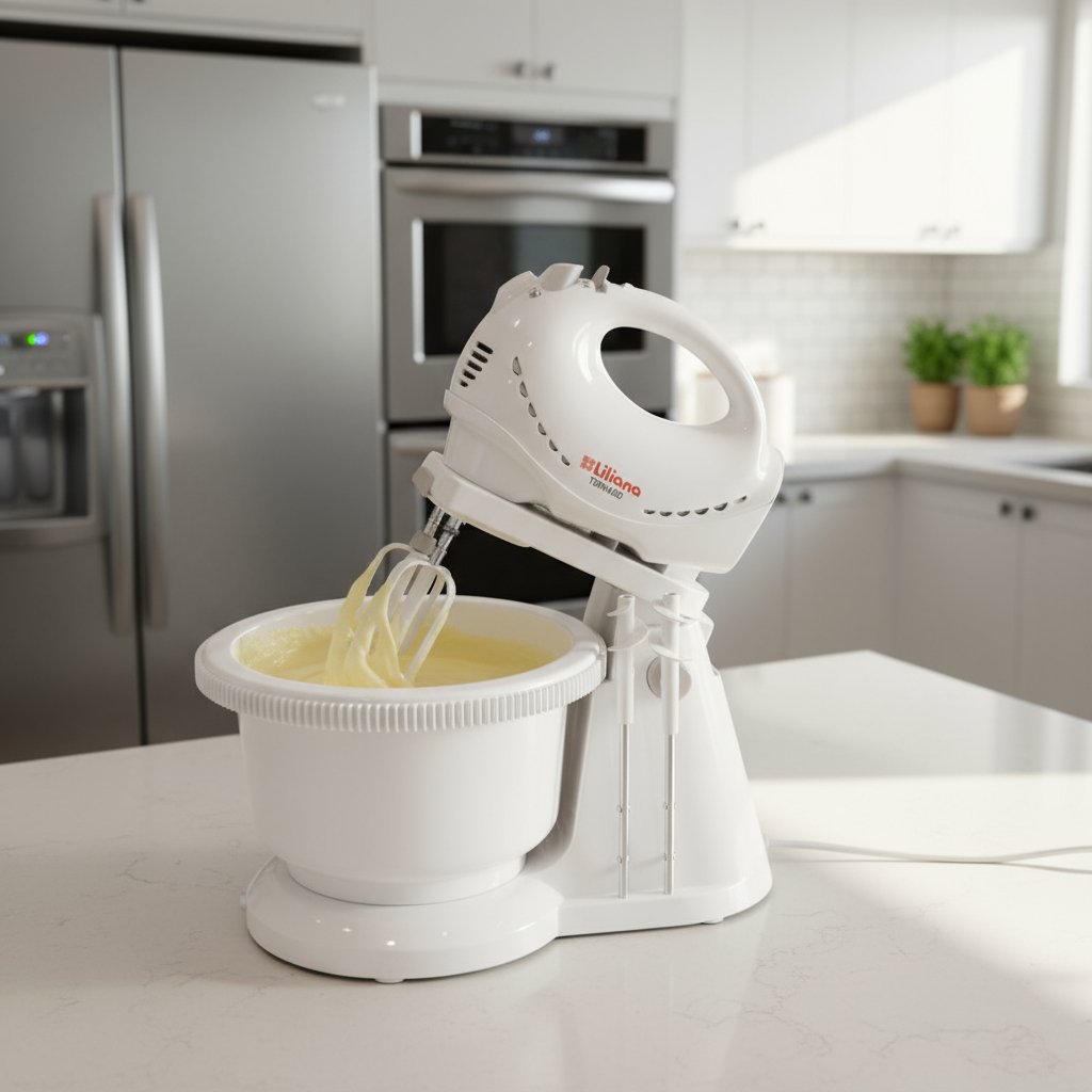Batidora Con Bowl Liliana Tornado Ab661 Blanca 300w Blanco 50 - Imagen 2