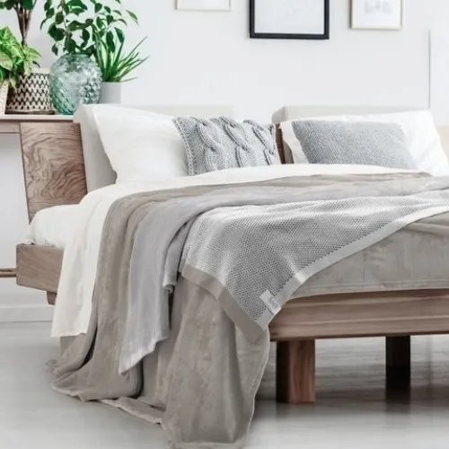 Frazada Manta Flannel Soft Palette Degas King Size Premium