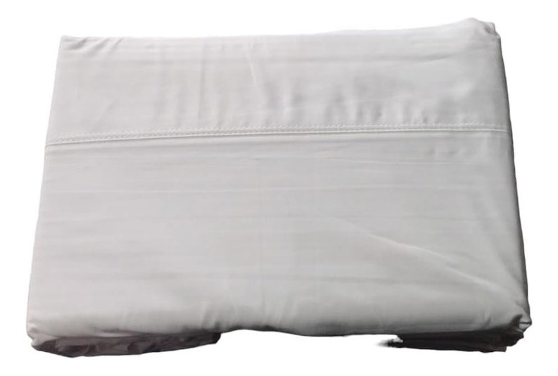 Juego Sabanas King Palette Lisa 300h 100% Algodón Blanca Blanco Liso - Imagen 3
