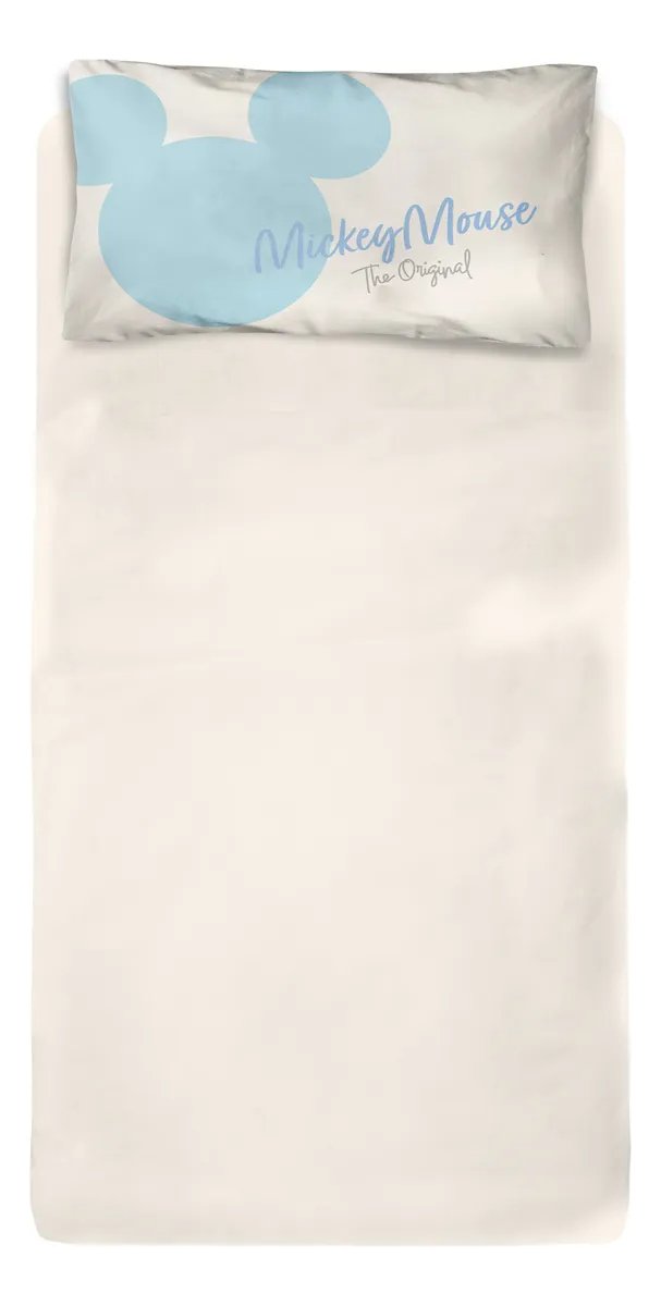 Juego Sábanas Piñata 11/2 Twin Mickey Face Colchon 100x190cm - Blanco - Mickey Faces Ii - Imagen 2