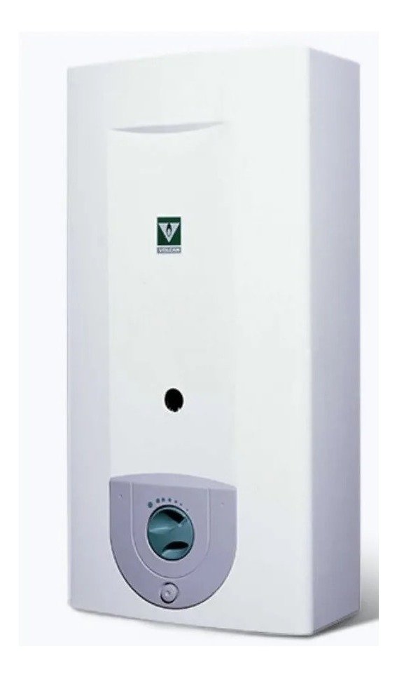 Calefón Volcan 313bfv 12 L/min 18000kcal Ence Manual Gas Nat Blanco Gn - Imagen 2
