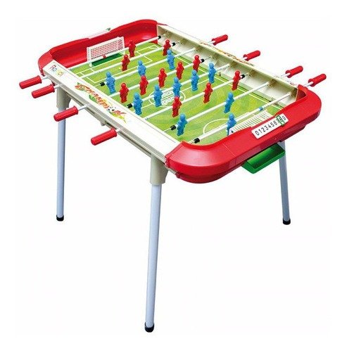 Metegol Rondi Champion Color Blanco Y Rojo Con Jugadores De Plástico Y Pelotas Incluidas Blanco/rojo - Imagen 2