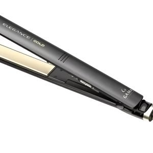 Plancha Pelo Gama Elegance Ptc Gold Patines Cerámica Negro