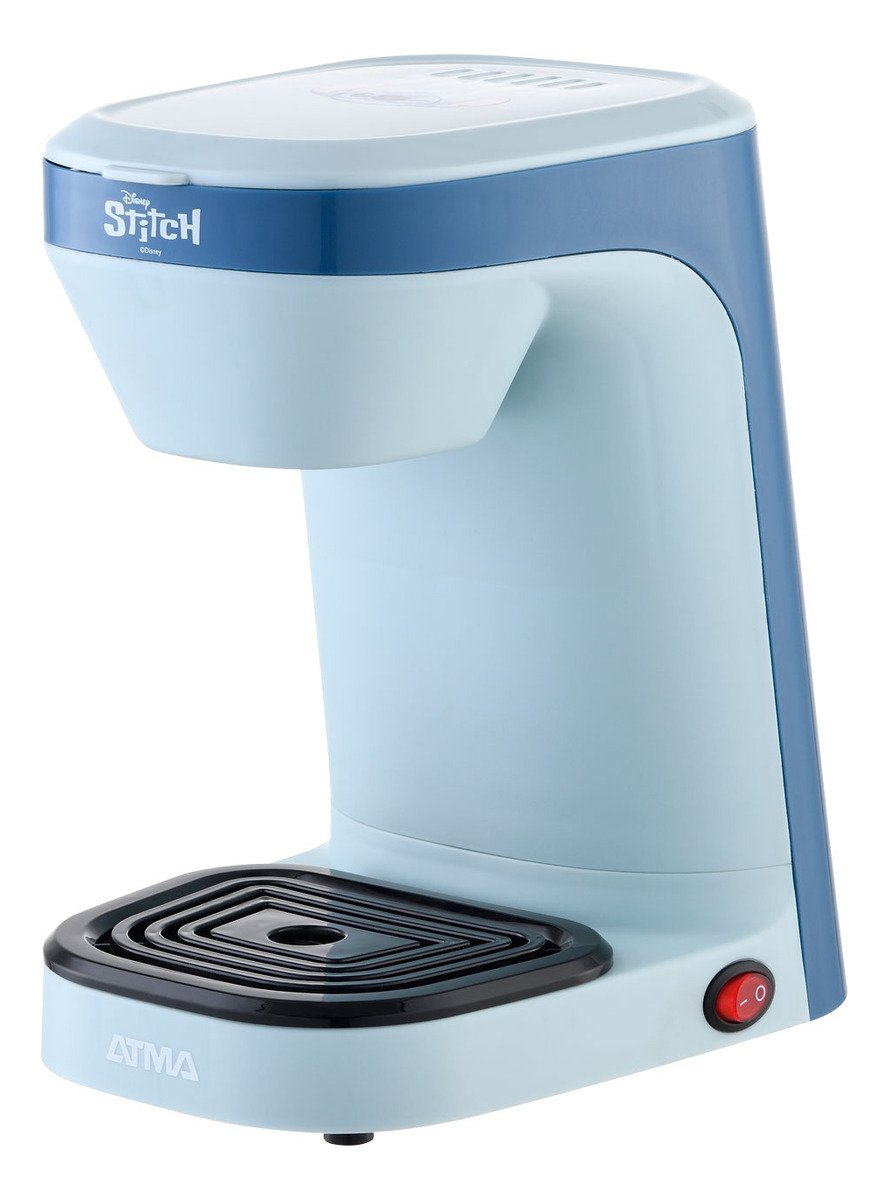 Cafetera Personal Atma Disney Stitch Con Taza De Café Celeste - Imagen 4