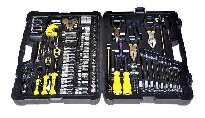 Set Herramientas Stanley 125 Piezas Stmt74393-840 Mecanica - Imagen 4
