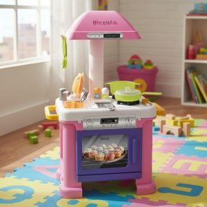 Set De Cocina Y Accesorios Piccola Rondi Color Rosa