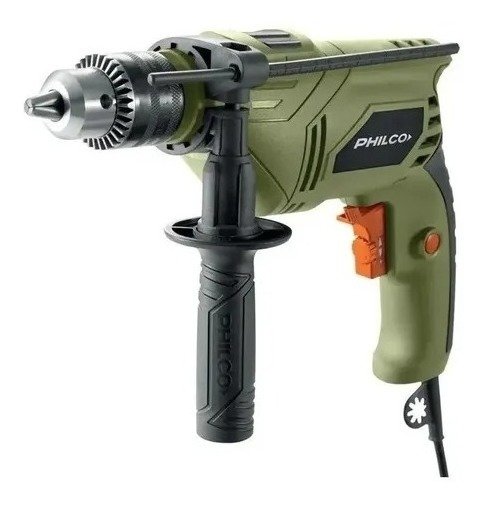Taladro Percutor Eléctrico Philco Tp501p 13mm 500w Verde Verde 50 Hz - Imagen 3