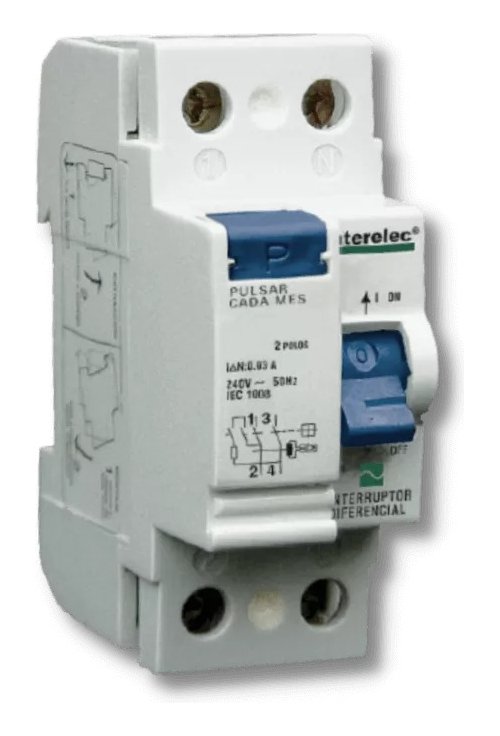 Disyuntor Interruptor Bipolar 25amp Termomagnético Interelec