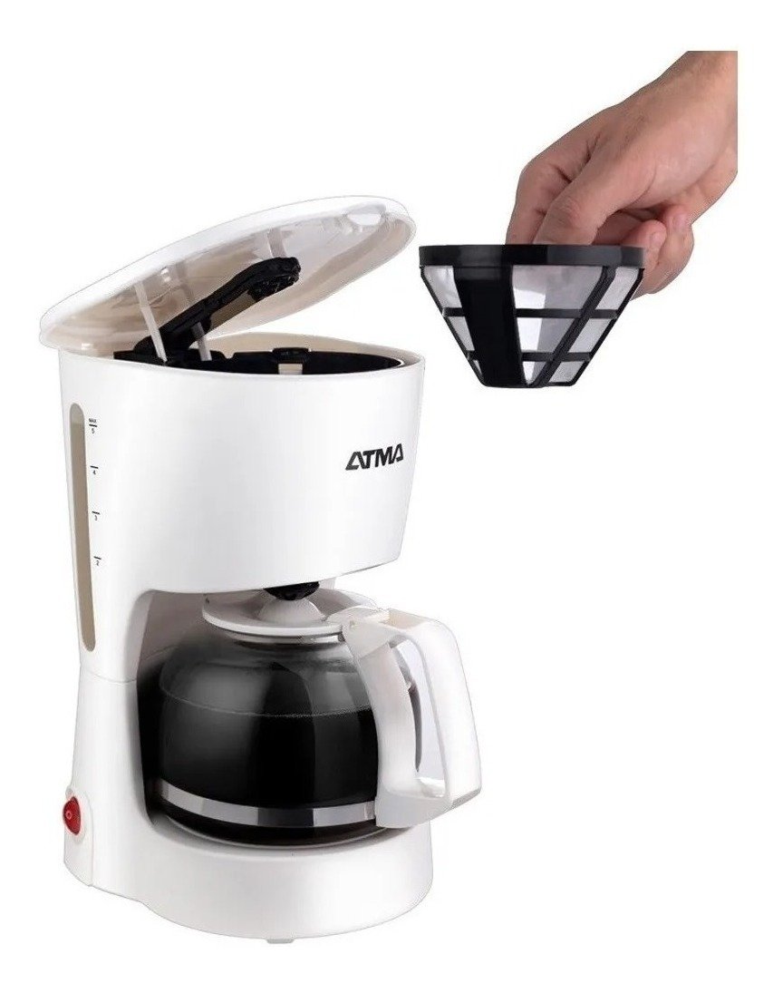 Cafetera Atma Semi Automática De Filtro Ca2180n 0,6 Lts Color Blanco - Imagen 3