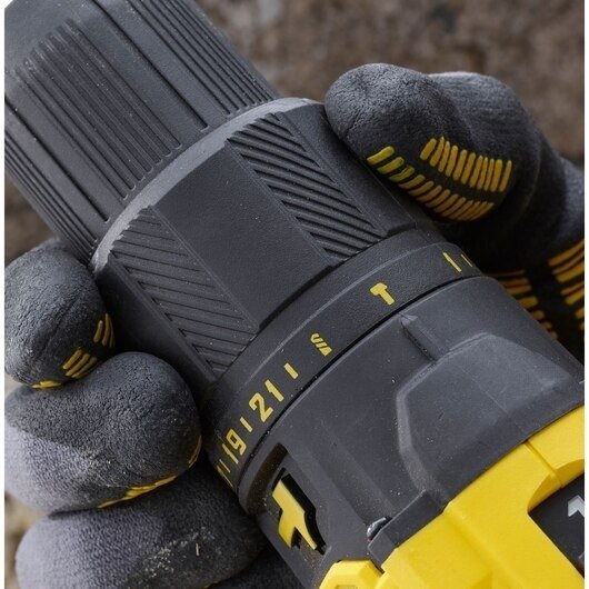 Taladro Percutor Atornillador Stanley Scd711c2k 2 Bat 13mm Amarillo/negro - Imagen 3