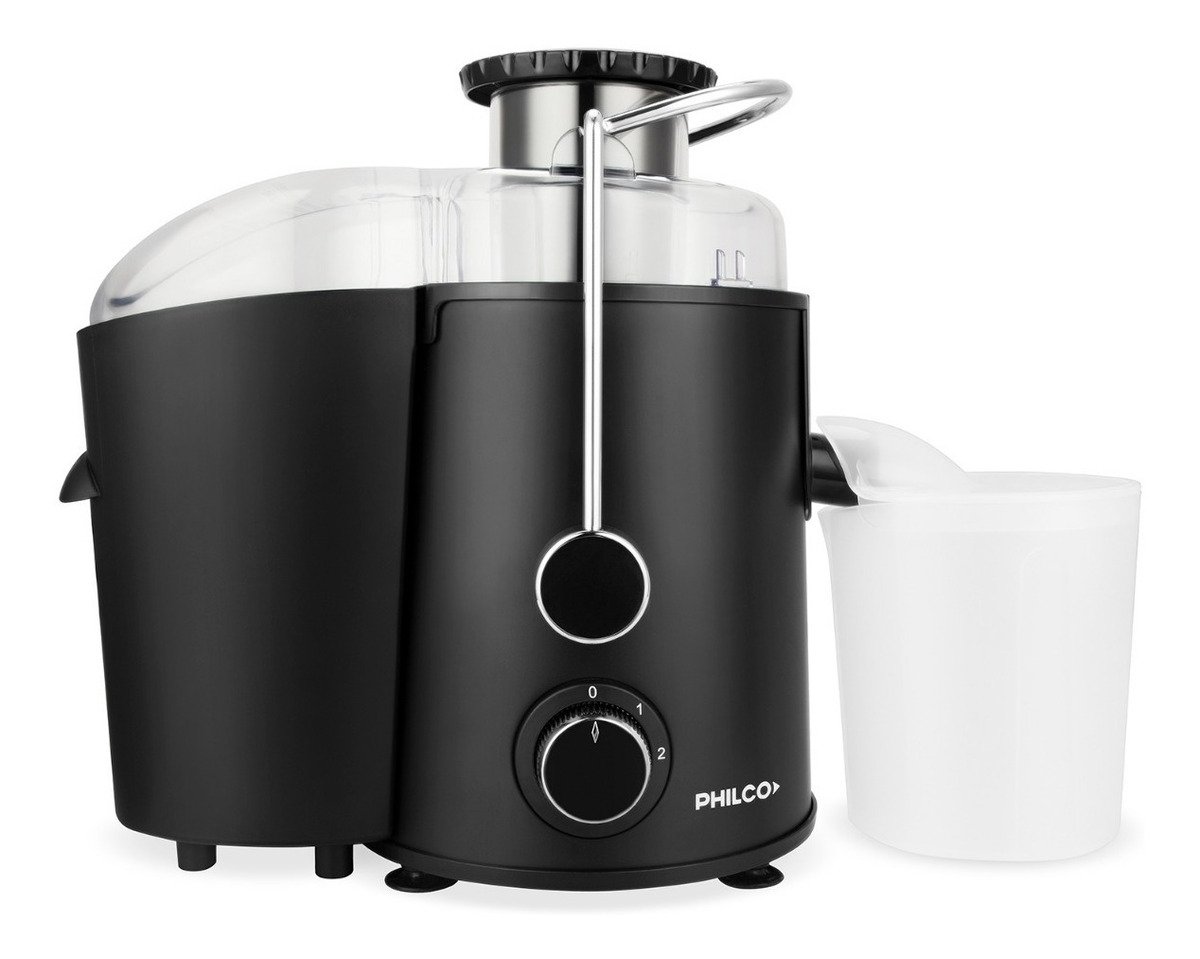 Juguera Centrifuga Philco Juph21bp Frutas Y Verduras De 400w Color Negro