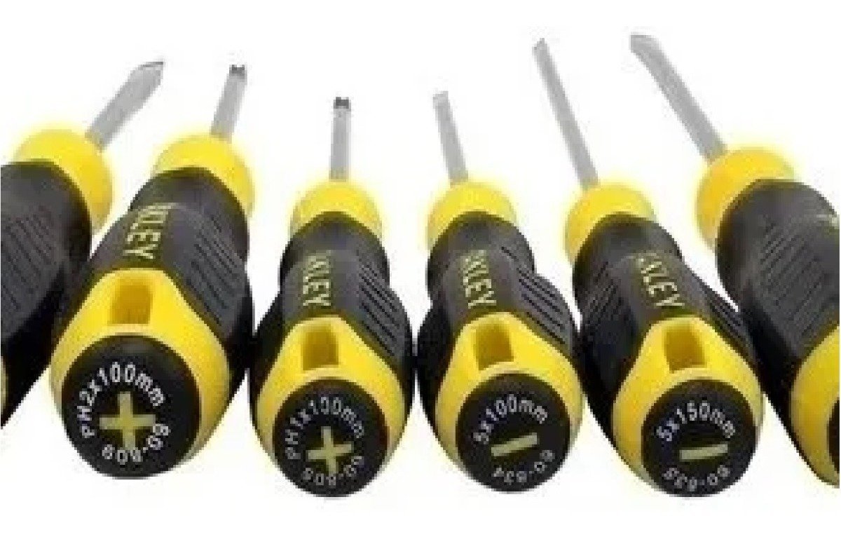 Kit Destornilladores Stanley Phillips Planos Stmt60100-la - Imagen 2