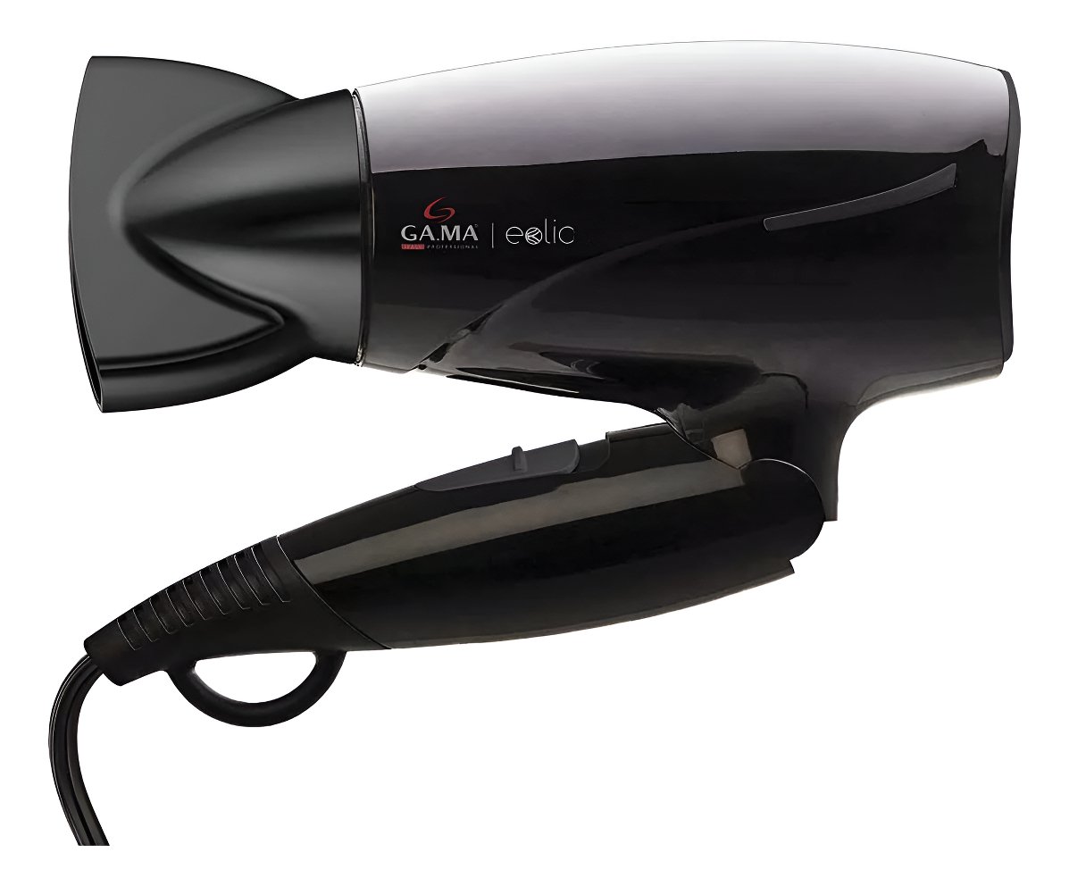 Secador De Pelo Gama Eolic Ion Pegable Cx 1600w Negro