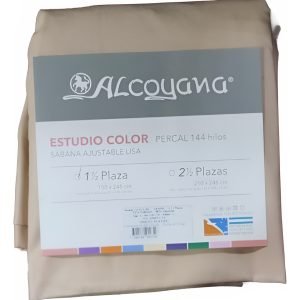 Sabana Ajustable Alcoyana 1 1/2  Estudio 144h