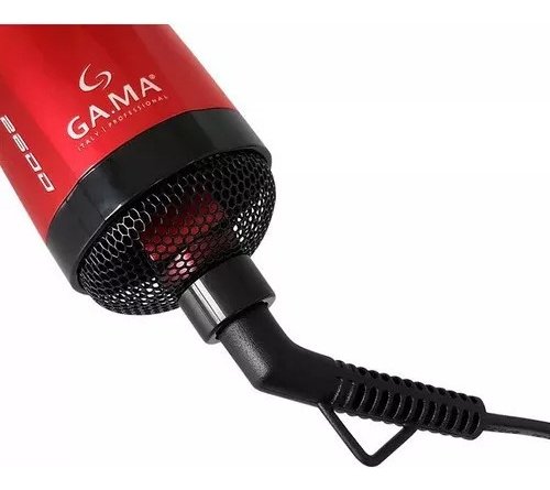 Cepillo Giratorio Secador Ga.ma Profesional Turbo Ion 2600 Color Rojo - Imagen 4