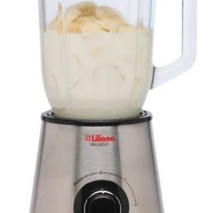 Licuadora Liliana Deluxelic Al180 Con Jarra De Vidrio Acero Inoxidable