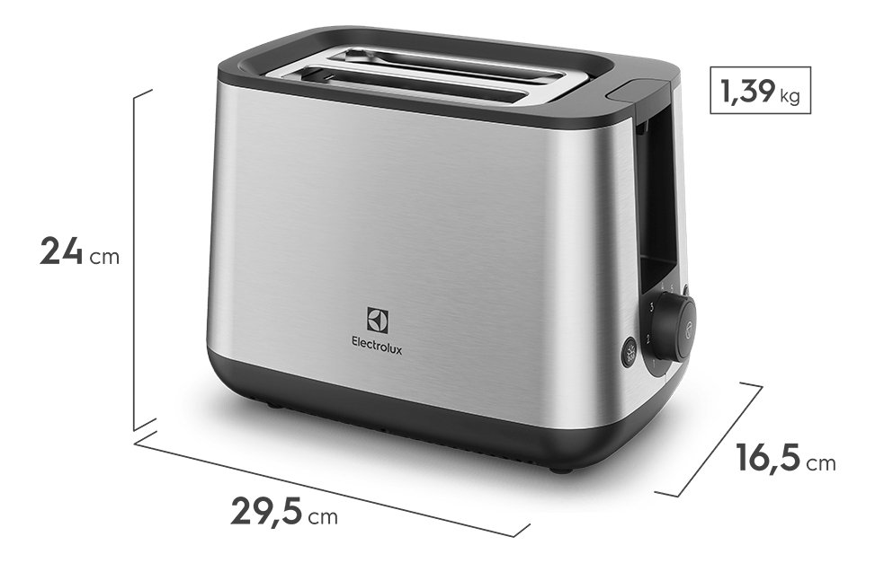 Tostadora Eléctrica Electrolux Ets25 Color Plateado - Imagen 4