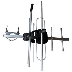 Antena Tv Tda Exterior 9-13 Dbi 10 Eleme 470-862mhz 75 Ohms Gris