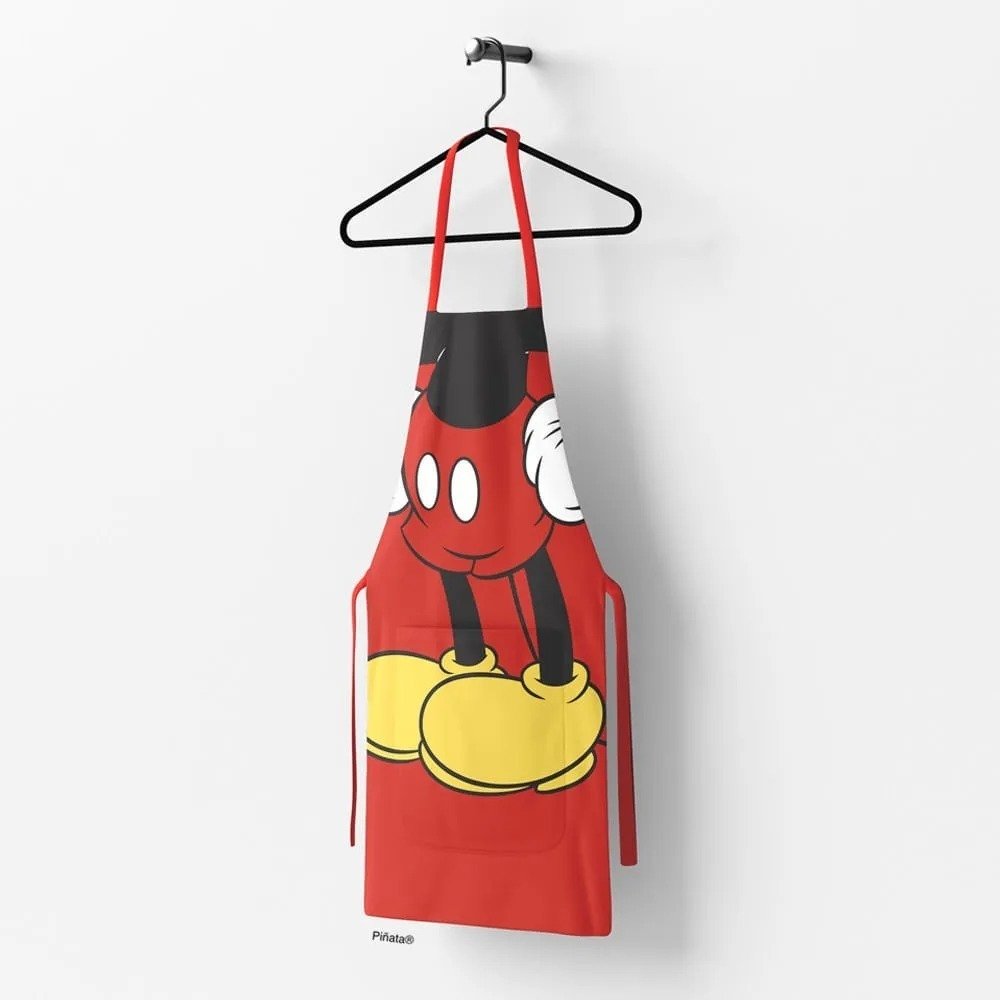 Delantal Cocina Disney Mickey Minnie Original Piñata Pechera