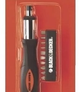 Kit Atornillador Y Puntas 11 Piezas Black Decker 71-911e