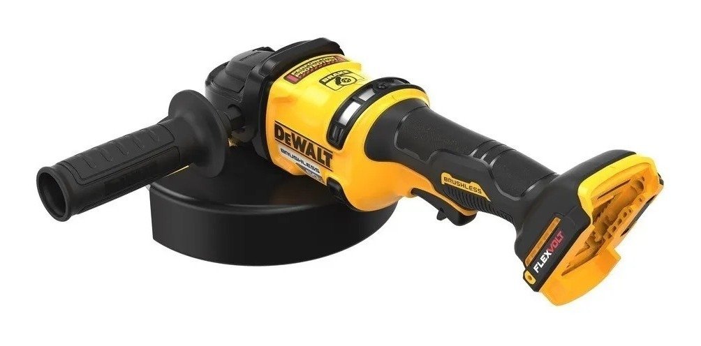 Amoladora Angular Dewalt Dcg440b 60v Flex Volt 7 Sin Bat Amarillo/negro 50 - Imagen 2