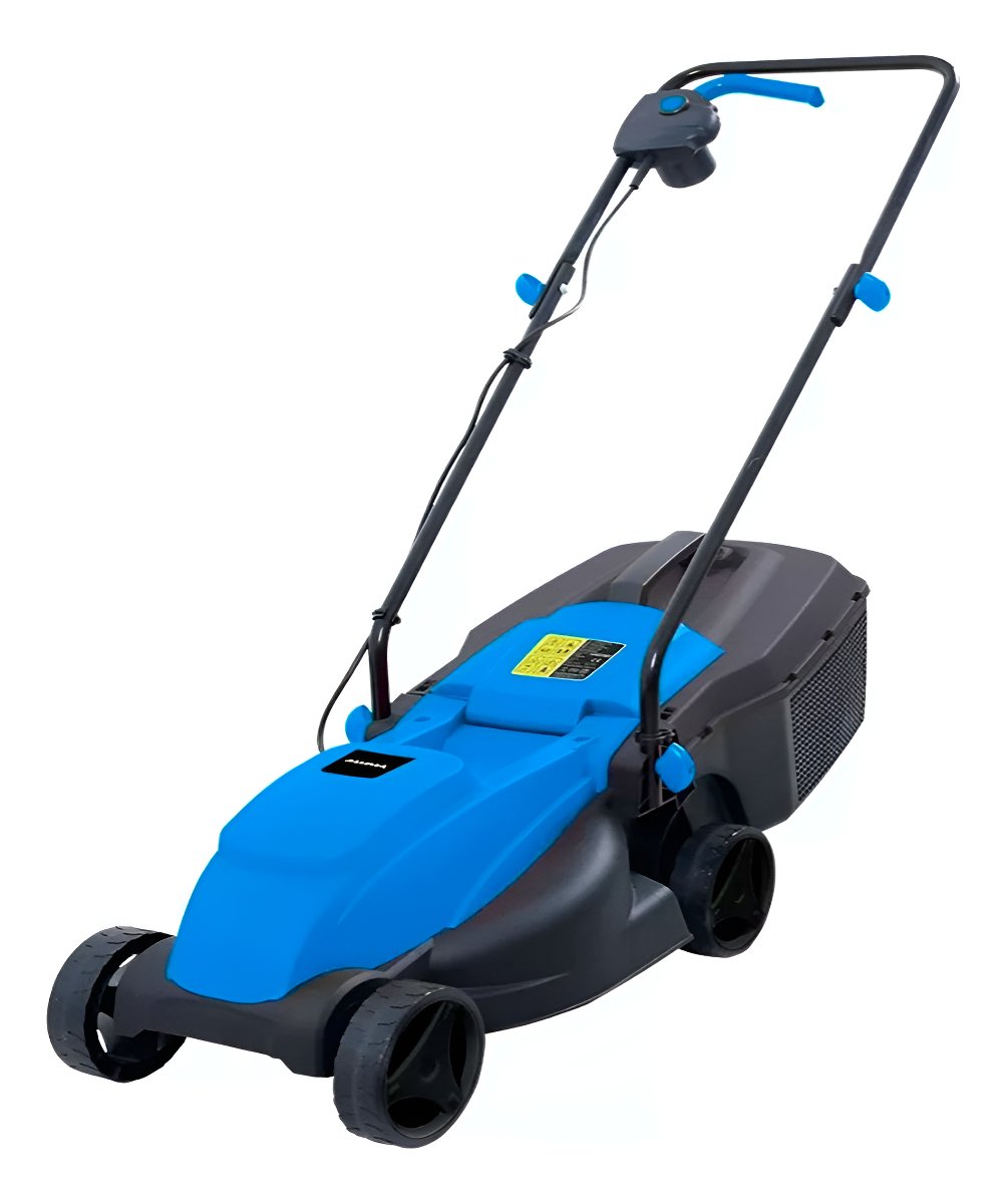 Cortadora De Césped Gamma G4950 Eléctrica 1200w 3 Reg Altura Color Azul
