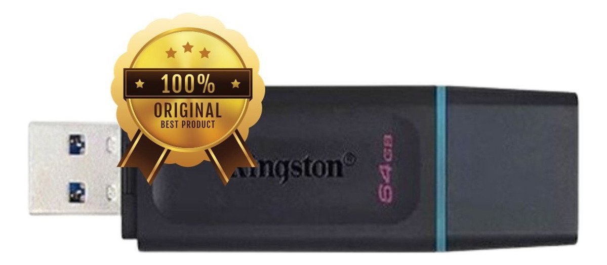 Pendrive Kingston Exodia Dtx/64gb Dtx/64gb 64gb 3.2 Lisa Negro Liso - Imagen 2