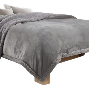 Acolchado Edredón Palette Alpes King Flanel Corderito