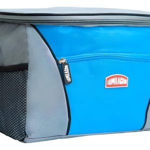 Bolso Termico Lumilagro Grande 10 Litros 24 Latas Celeste Celeste