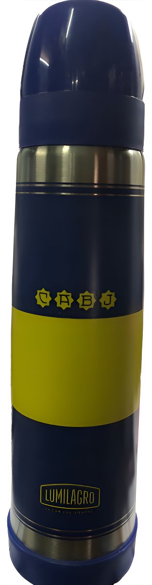 Termo Lumilagro Luminox Boca Camiseta Acero Inoxidable 1lts Boca Juniors