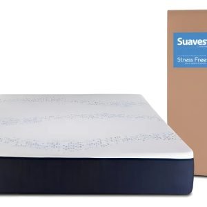 Colchon 2 Plazas Espuma Alta Densidad Suavestar 140x190