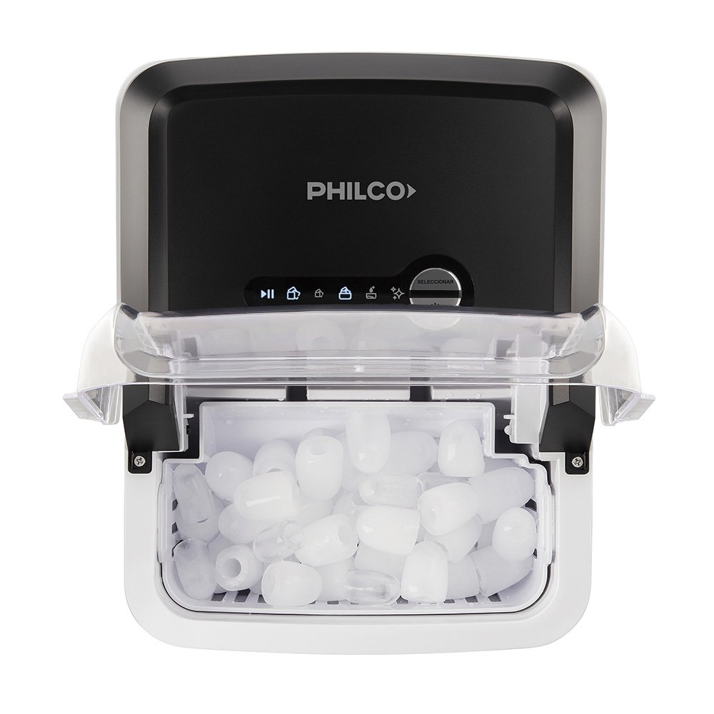 Fábrica De Hielo Philco Imb23php 2 Medidas Color Negro